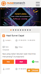 Mobile Screenshot of nusaresearch.net